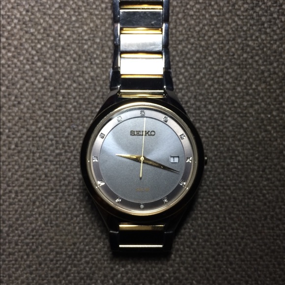 Men’s Sieko Solar Watch Stainless Steel